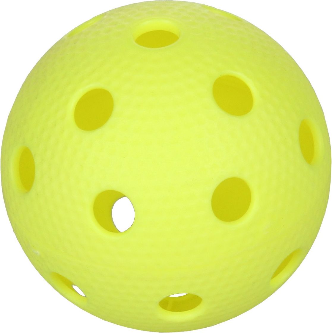 Florbalový míček SPARTAN Advance - žlutý - obrázek 1