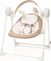 Lehátko/Houpačka pro miminko s melodiemi - SWING SAFARI camel - 4Baby - obrázek 1