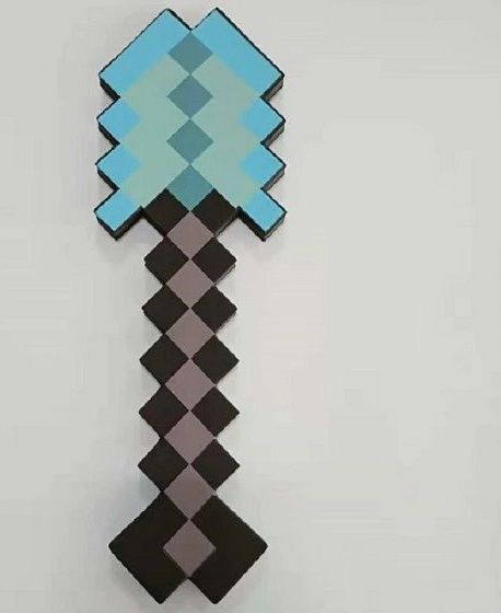 Minecraft lopata - modrá - obrázek 1