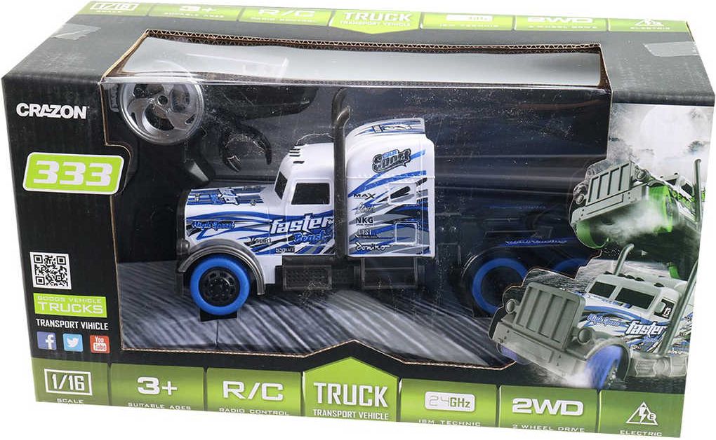 RC Auto tahač 20cm na vysílačku 2,4GHz na baterie USB 2 barvy - obrázek 2