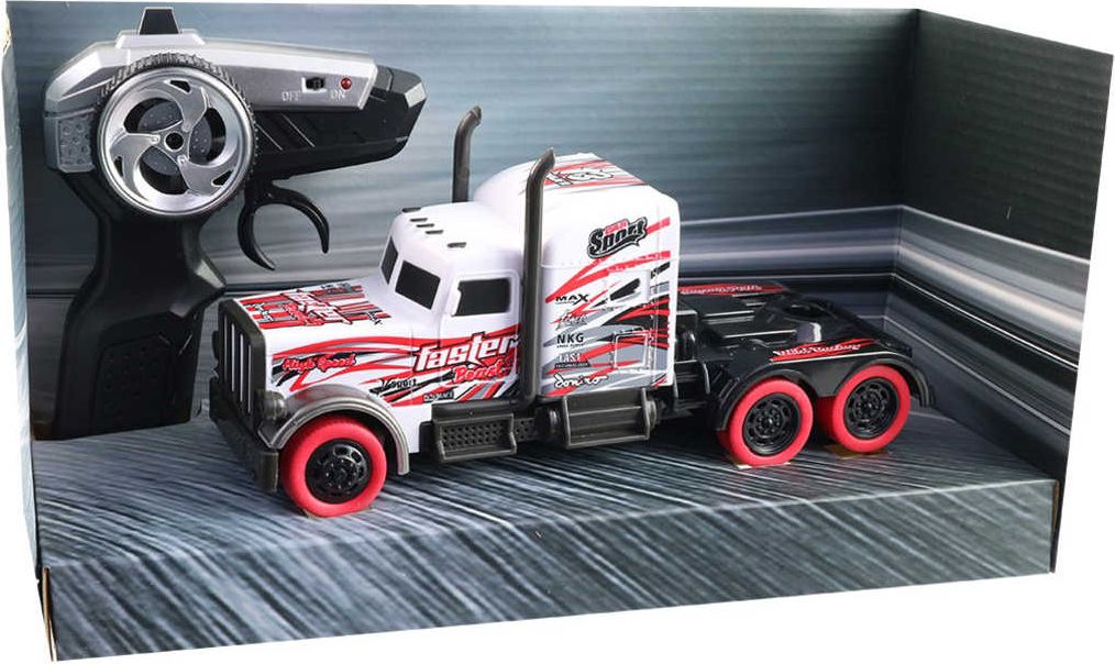 RC Auto tahač 20cm na vysílačku 2,4GHz na baterie USB 2 barvy - obrázek 4