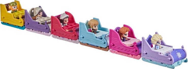 HASBRO Twirlabouts figurka Ledové Království 2 (Frozen) s vozidlem různé druhy - obrázek 5