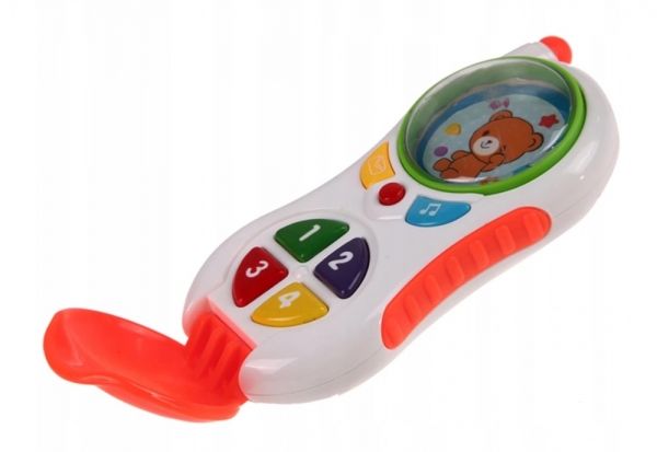 Tulimi Interaktivní hračka, sklápěcí telefón smartfon, bílý/zelený - obrázek 1