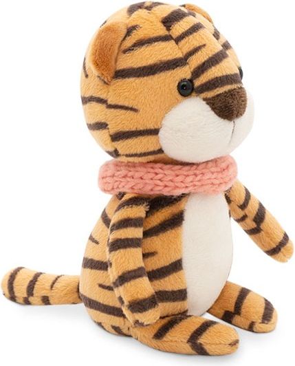 Tygřík Chip s růžovou šálou  od firmy ORANGE TOYS - 15 cm - obrázek 2