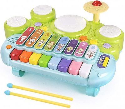 Edukační multifunkční hračka Baby Mix Xylofón, Dle obrázku - obrázek 1