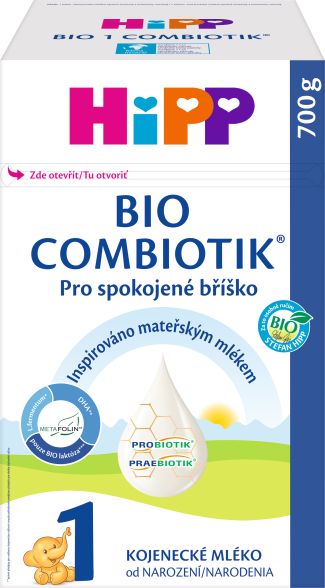 HiPP Výživa počáteční mléčná kojenecká 1 BIO Combiotik® od narození, 500 g - obrázek 2
