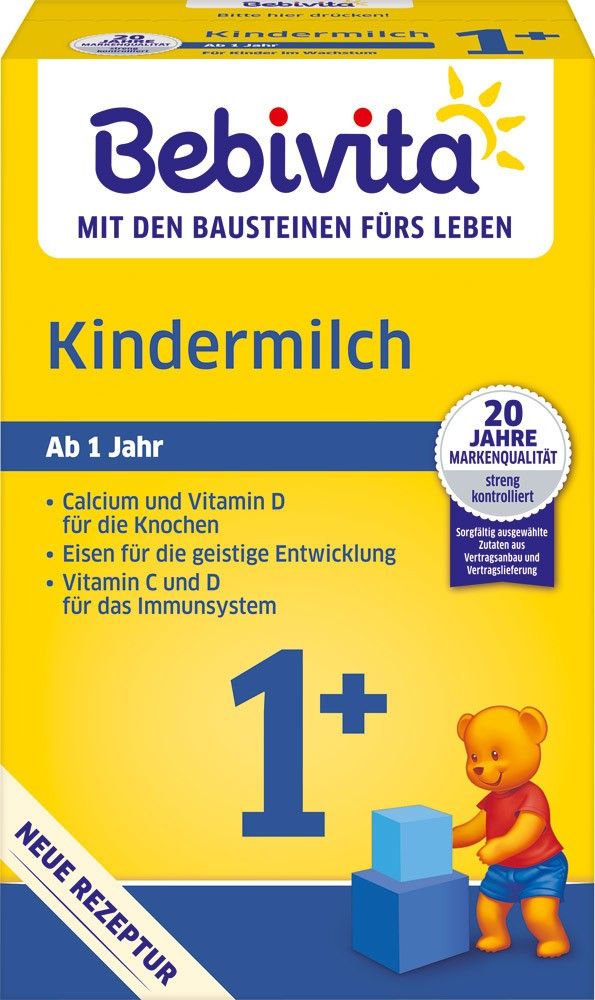 4x BEBIVITA Junior 1+ Instantní pokračovací mléčná výživa od uk. 1. roku, 500 g - obrázek 2