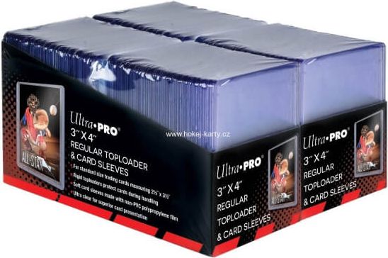 UltraPro Toploader Ultra Pro 3x4 Regular Toploaders and Card Sleeves - 200 ks - obrázek 1