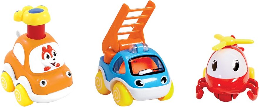 EDUSHAPE sada autíček Push N Pull - obrázek 1