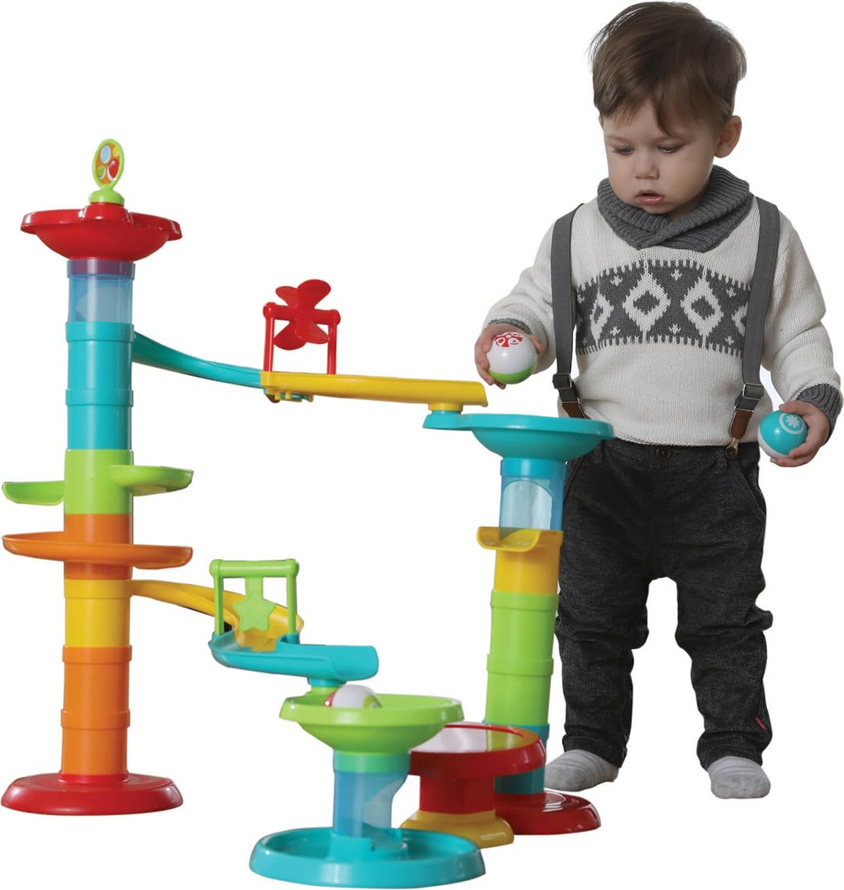EDUSHAPE Kuličková dráha s trampolínkou - obrázek 2