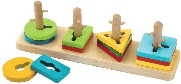 EDUSHAPE dřevěné puzzle - obrázek 4