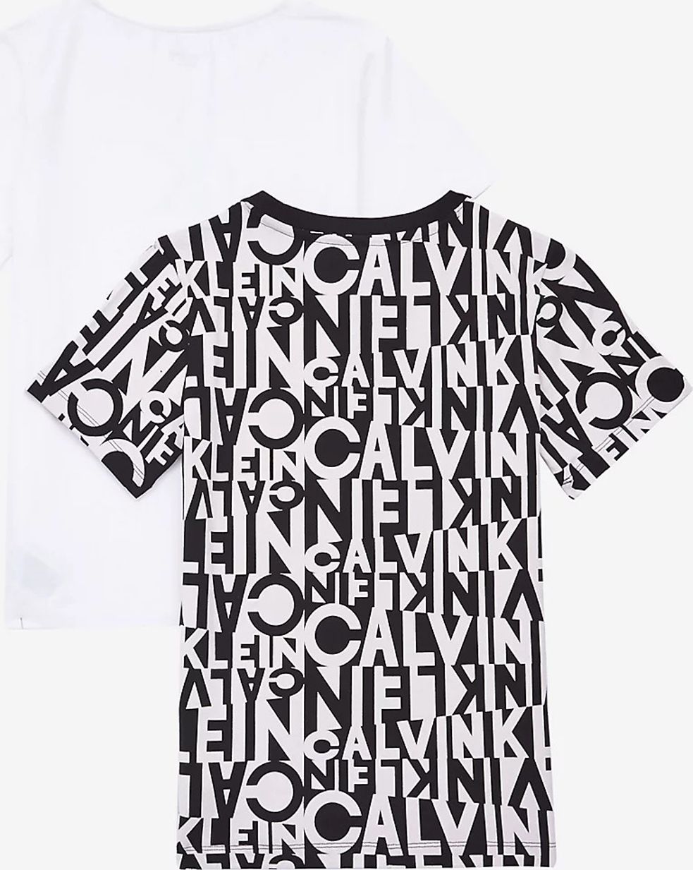 Sada dvou klučičích triček v bílé a černé barvě Calvin Klein - 128-140 - obrázek 4