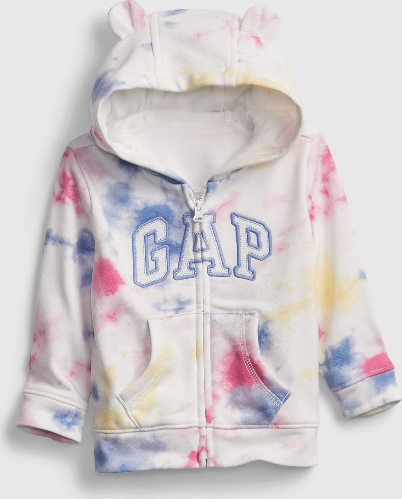 GAP barevné dětská mikina Logo tie-dye hoodie - 3-6M - obrázek 1