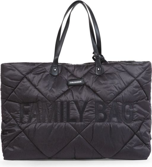 Childhome Cestovní taška Family Bag Puffered Black - obrázek 1