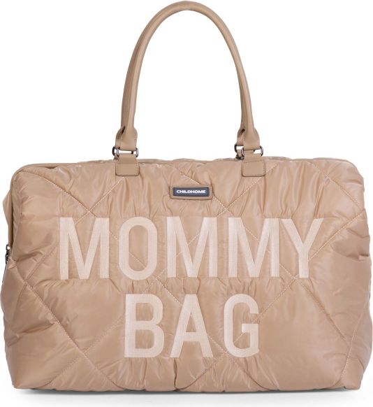 Childhome Přebalovací taška Mommy Bag Puffered Beige - obrázek 1