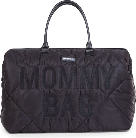Childhome Přebalovací taška Mommy Bag Puffered Black - obrázek 1