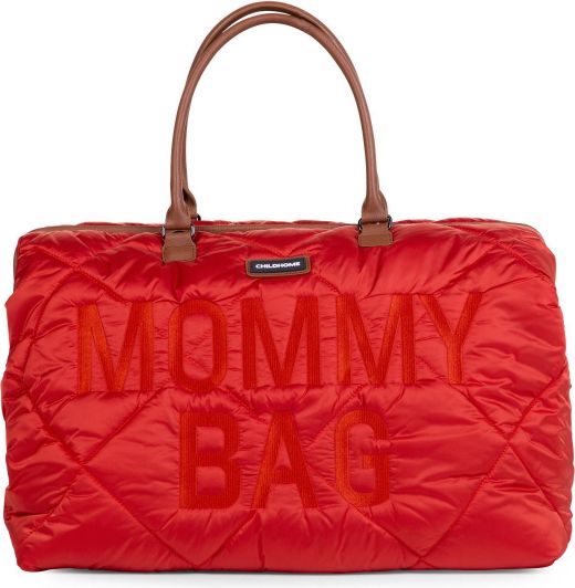 Childhome Přebalovací taška Mommy Bag Puffered Red - obrázek 1