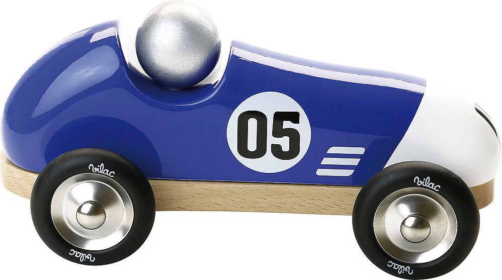 Vilac Závodní auto Vintage modré - obrázek 2