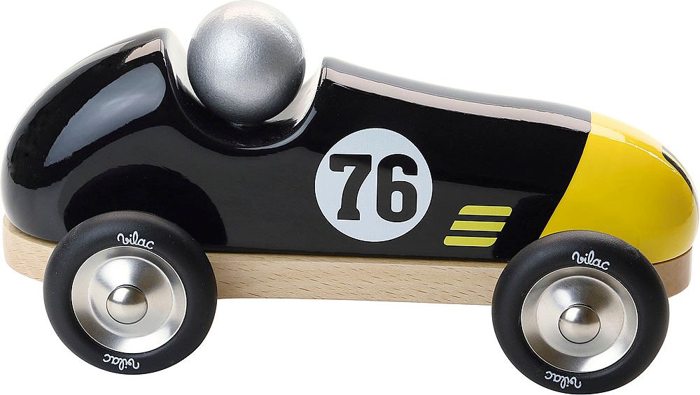 Vilac Závodní auto Vintage modré - obrázek 6