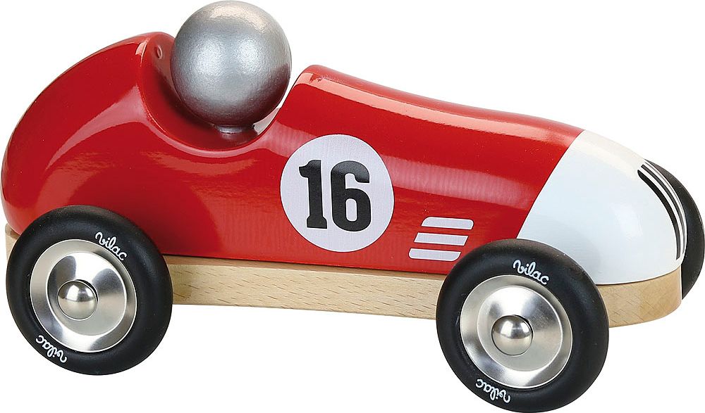 Vilac Závodní auto Vintage modré - obrázek 8