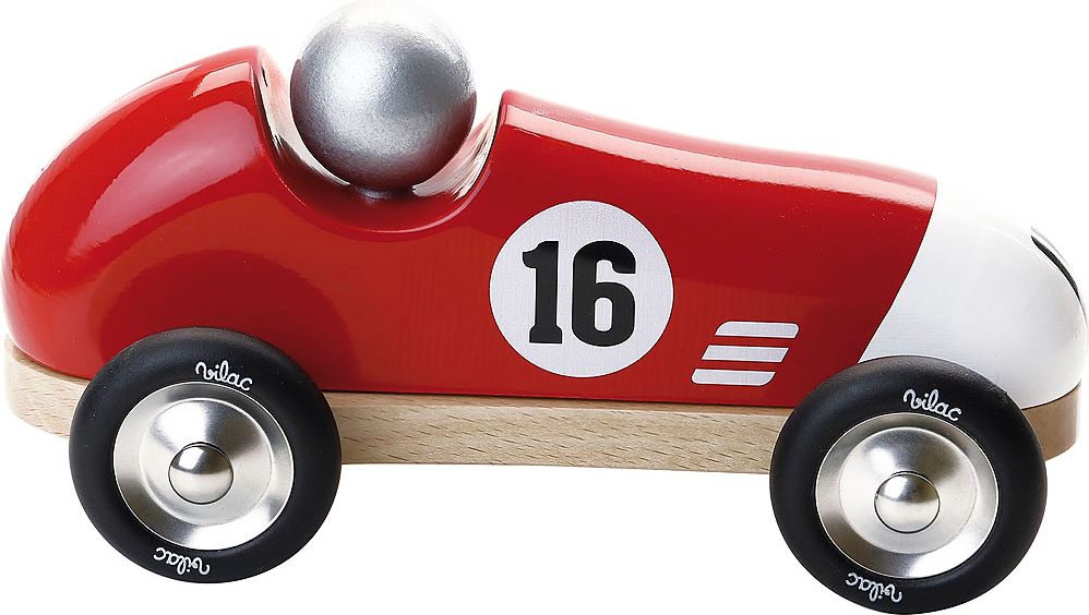 Vilac Závodní auto Vintage modré - obrázek 9