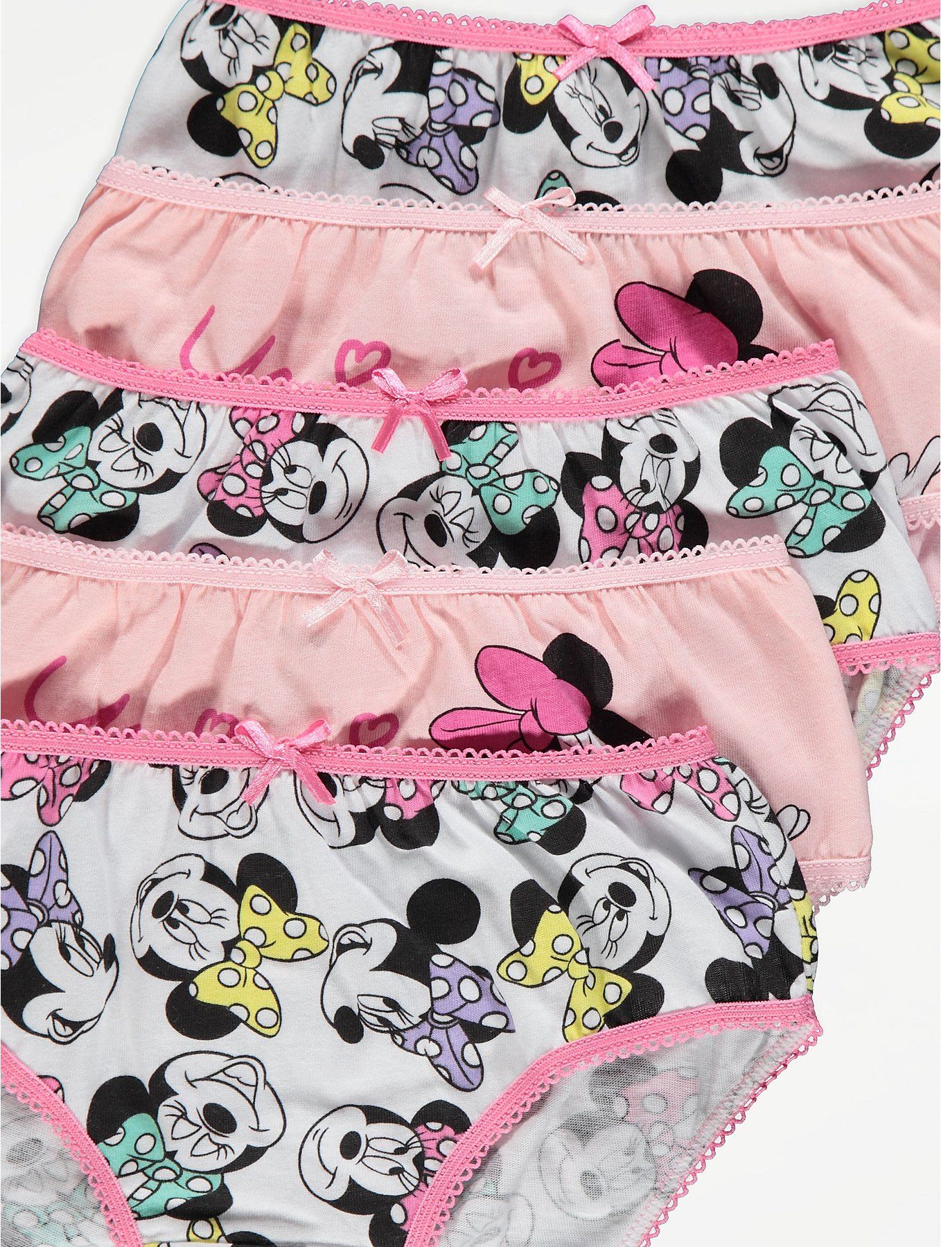 Dívčí kalhotky GEORGE, 5ks v balení, motiv Minnie Mouse Velikost: 86 - 92cm (1.5 - 2 roky) - obrázek 2