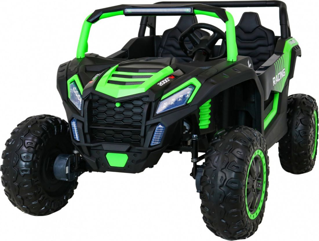 Elektrické autíčko Buggy UTV Strong 24 V-MAX - bílé - obrázek 2