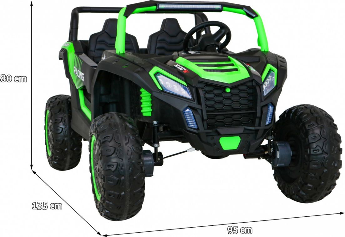 Elektrické autíčko Buggy UTV Strong 24 V-MAX - bílé - obrázek 3