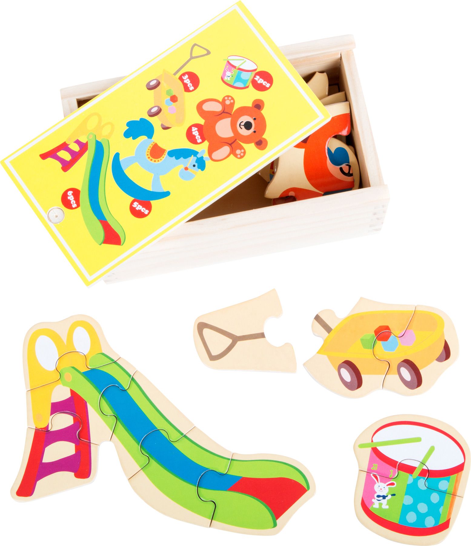 Legler Small Foot Dřevěné puzzle hračky - obrázek 1