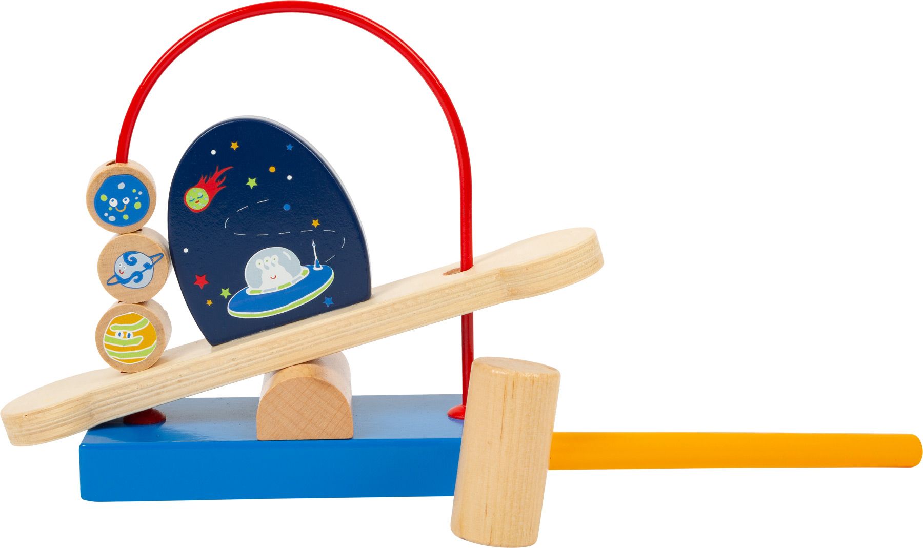 SMALL FOOT BY LEGLER Small Foot Houpací labyrint s kladívkem Space - obrázek 6