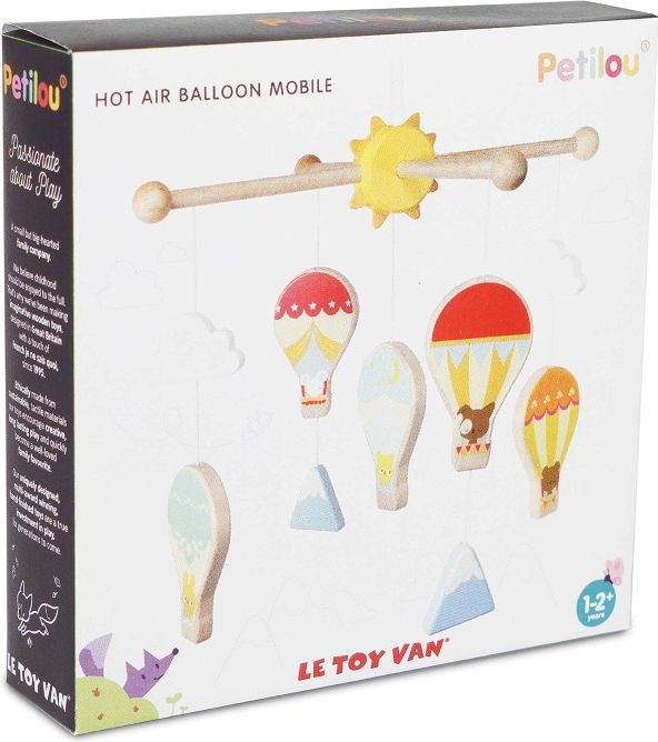 Le Toy Van Petilou závěsný kolotoč horkovzdušné balóny - obrázek 2