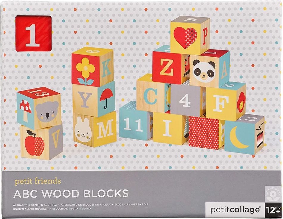 Petitcollage Dřevěné kostky ABC - obrázek 2