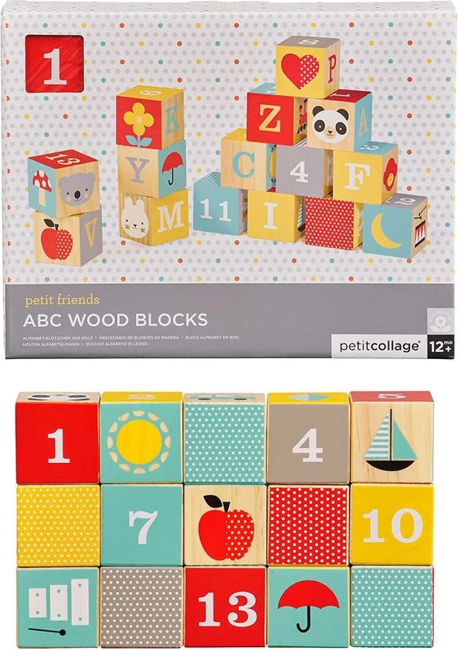 Petitcollage Dřevěné kostky ABC - obrázek 4