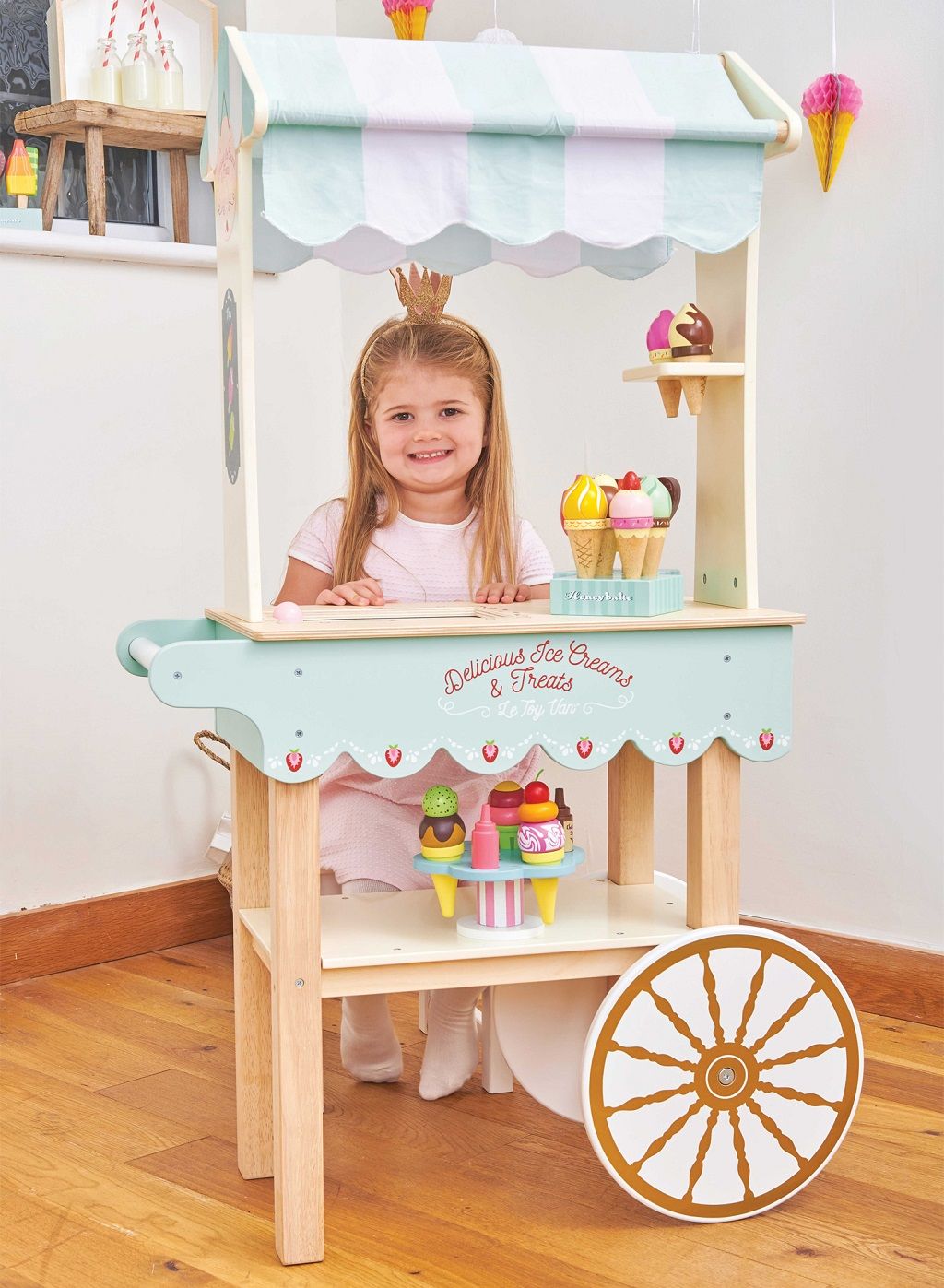 Le Toy Van Luxusní zmrzlinový vozík - obrázek 5
