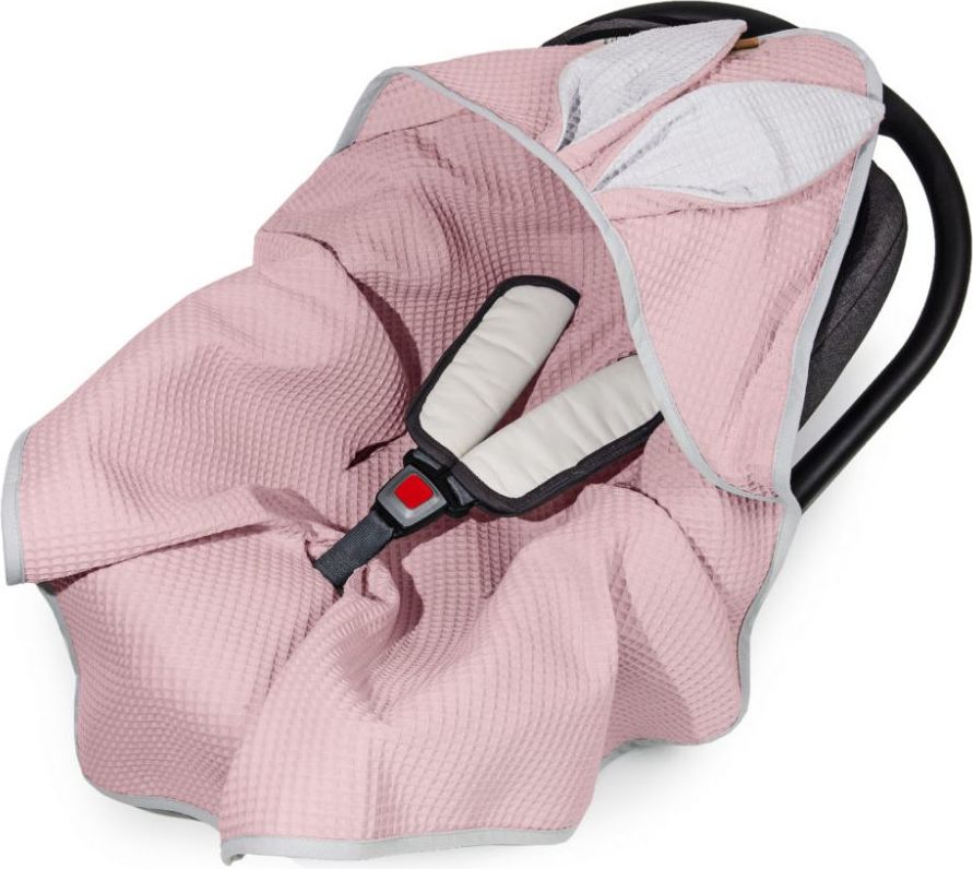 Floo For Baby Letní zavinovačka do autosedačky Waffle Rabbit Blueberry 2021 - obrázek 1