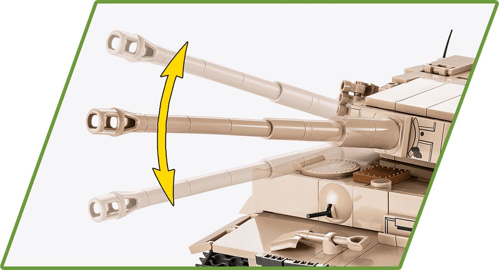 Cobi 2556 Německý tank Tiger 131 Sd.Kfz. 181 Panzerkampfwagen VI Ausf. E - obrázek 8
