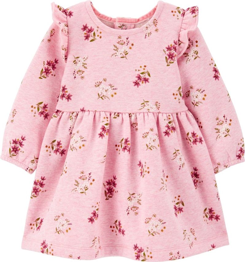 CARTER'S Šaty Pink Flowers dívka NB /vel.56 - obrázek 1