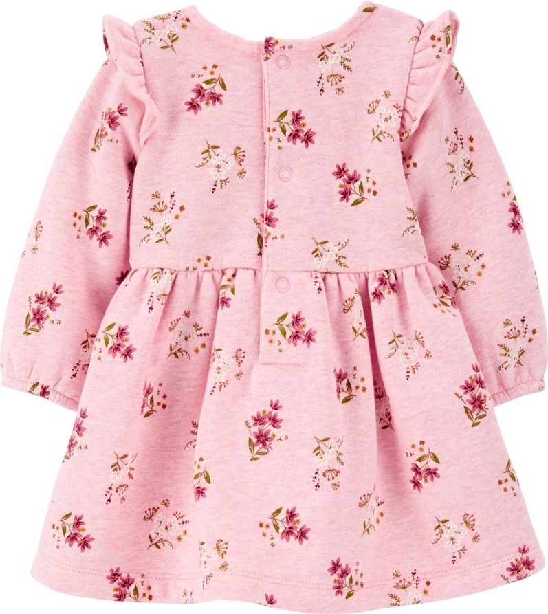 CARTER'S Šaty Pink Flowers dívka NB /vel.56 - obrázek 2