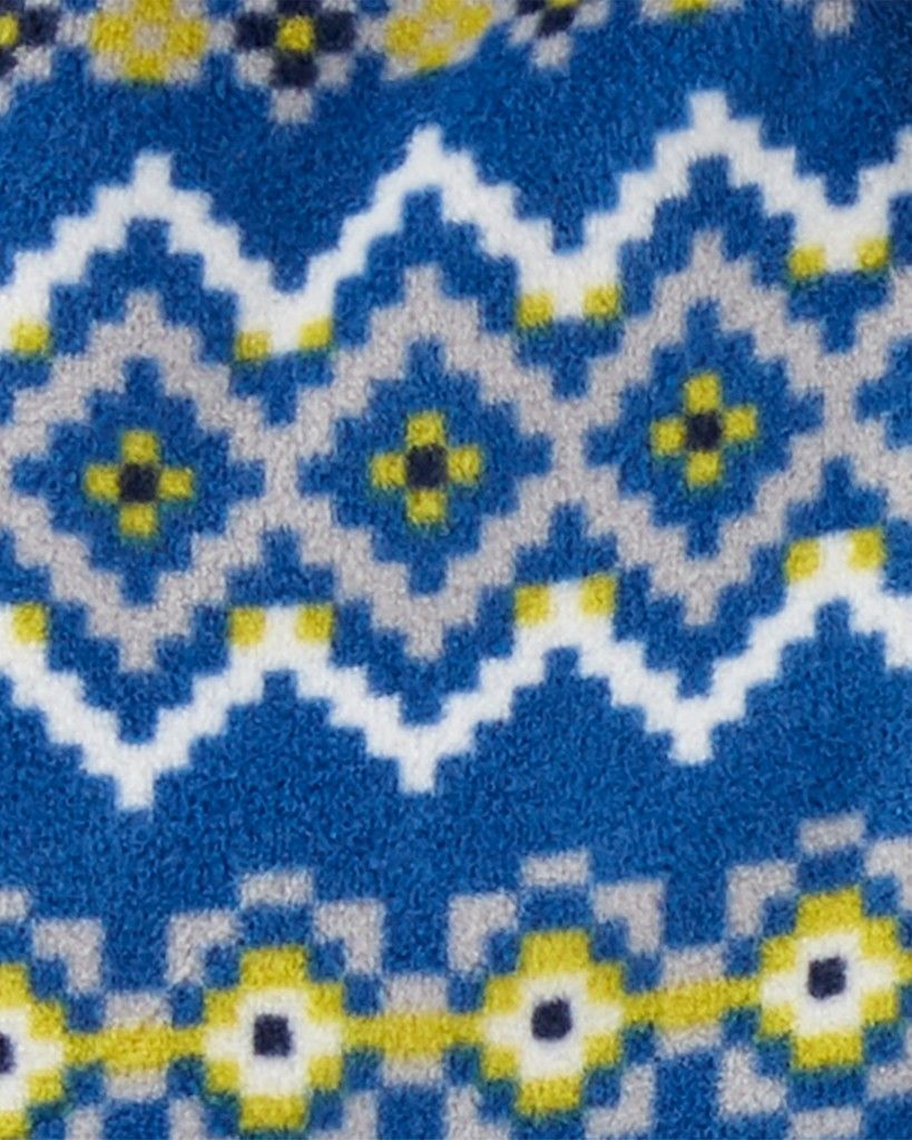 CARTER'S Set 3dílný mikina, tepláky, body kr. rukáv Blue Patterns chlapec 3m - obrázek 2