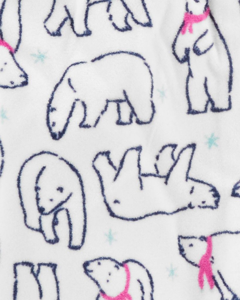 CARTER'S Overal bez nožiček přechodný Cream Bear dívka 6m - obrázek 2