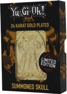 Konami Yu-Gi-Oh! Limited Edition 24K Gold collectible - Summoned Skull - obrázek 1