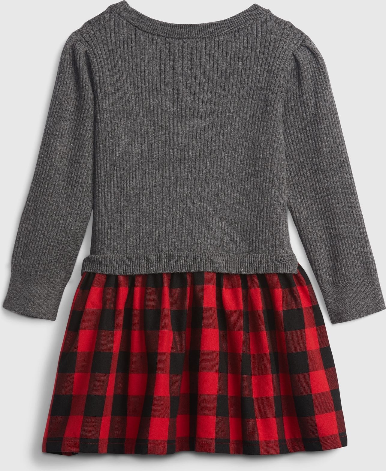 Šedé holčičí šaty plaid GAP - 80-86 - obrázek 2