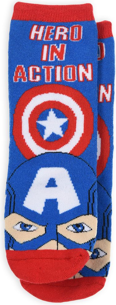 Chlapecké termo ponožky AVENGERS CAPTAIN AMERICA modré Velikost: 23-26 - obrázek 1