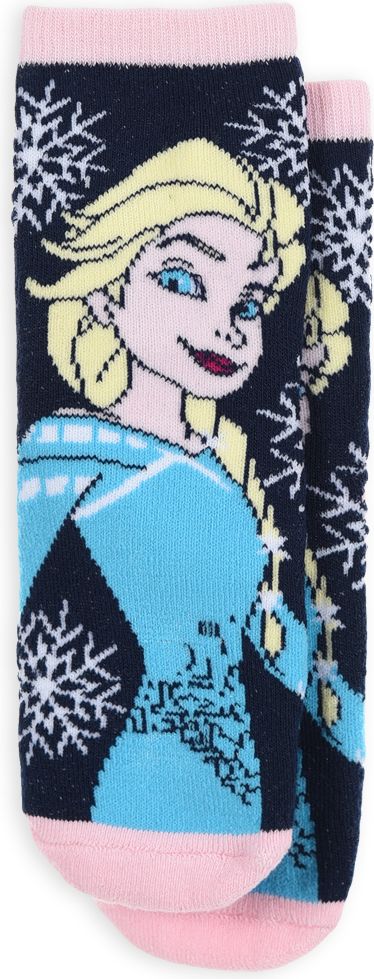 Dívčí termo ponožky DISNEY FROZEN ELSA modré Velikost: 23-26 - obrázek 1