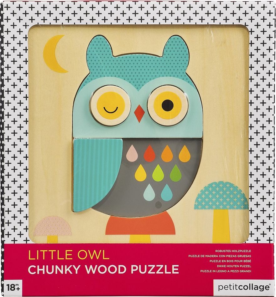 Petitcollage Dřevěné puzzle sova - obrázek 4