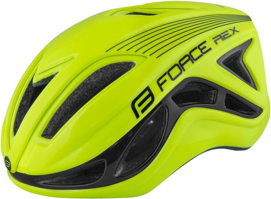 Force přilba REX, fluo-černá, L - XL - obrázek 1