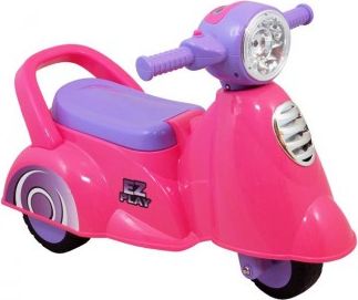 Dětské odrážedlo motorka se zvukem Baby Mix Scooter růžové, Růžová - obrázek 1
