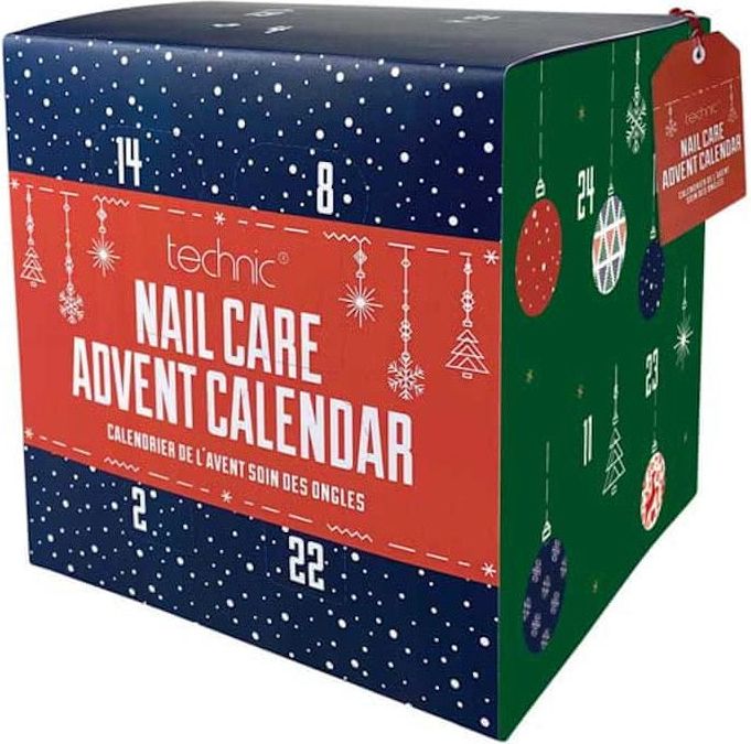 Technic TECHNIC Kosmetický adventní kalendář plný laků na nehty na 24 dní Christmas Novelty Nail CareAdvent Calendar - obrázek 1