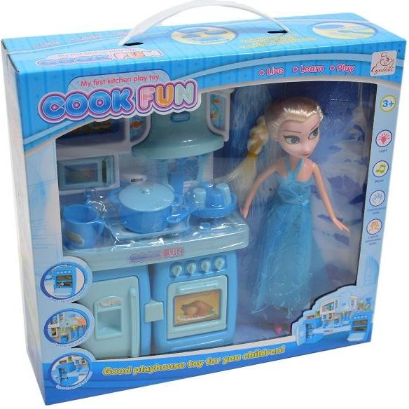 Kuchyňka pro panenky ze země ledu s princeznou Elsou - obrázek 1