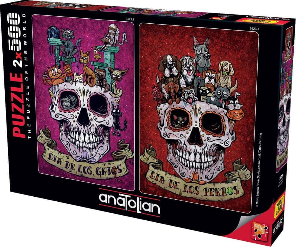 AnaTolian Puzzle Halloween 2x500 dílků - obrázek 1
